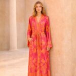 Brahmaki kaftanas Boungainvillea