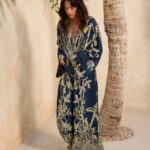 Brahmaki kaftanas Deep blue see - Image 5